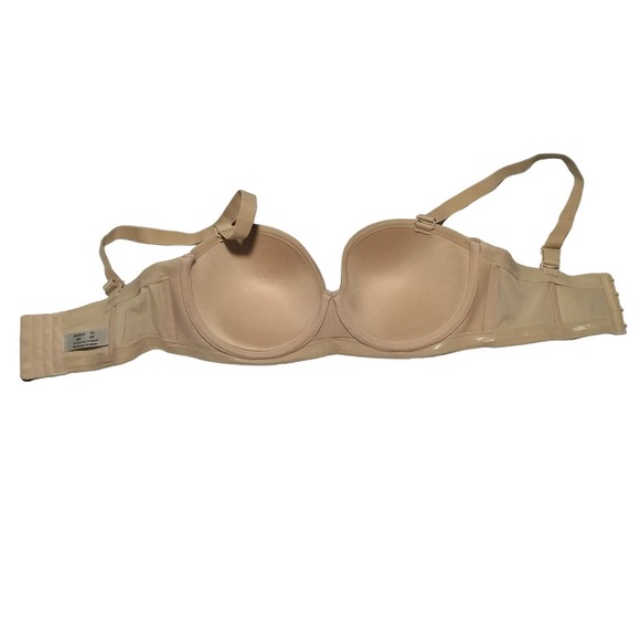 Amazon Essentials Bra Womens Size 36D Classic T-Shirt Bra Nude Underwire - Picture 1 of 7